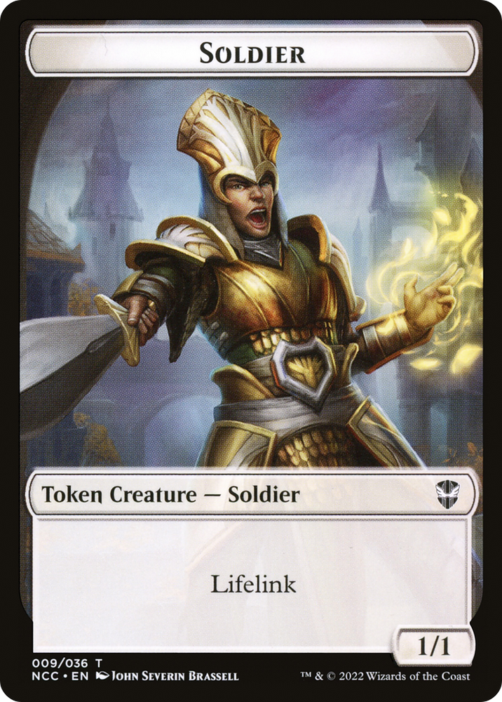 Soldier (TNCC-009) - New Capenna Commander Tokens Foil