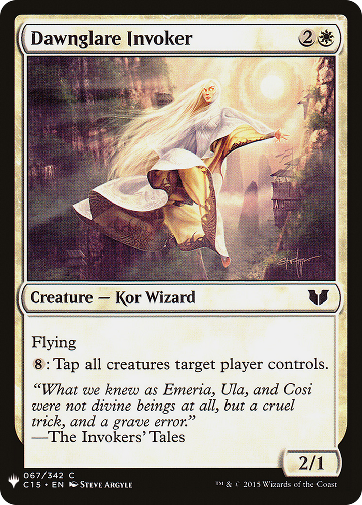 Dawnglare Invoker (LIST-C15-67) - The List