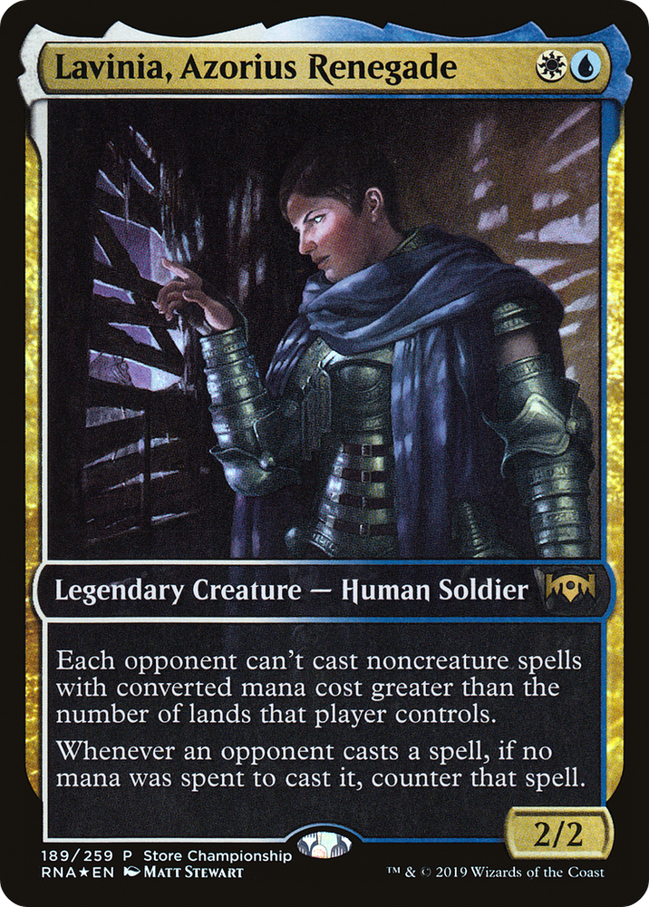 Lavinia, Azorius Renegade (GAME-189) - Ravnica Allegiance Promos Foil