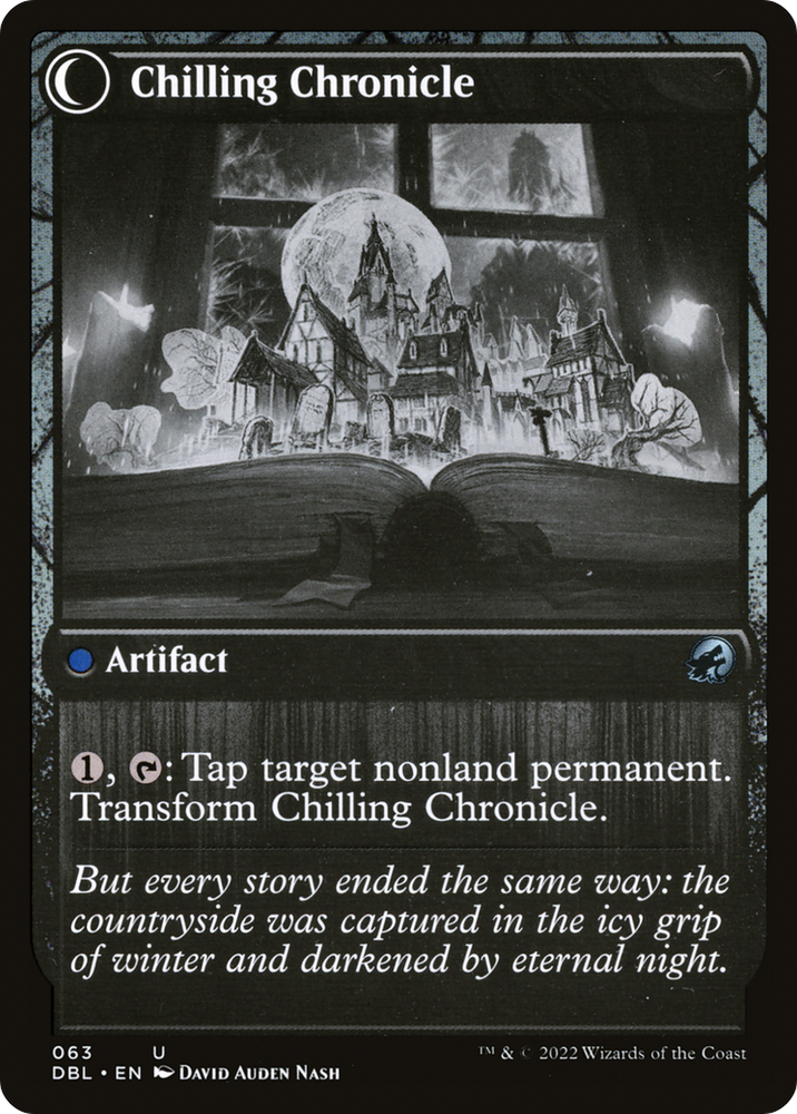 Mysterious Tome (DBL-063) - Innistrad: Double Feature: (Double Faced Transform) Foil