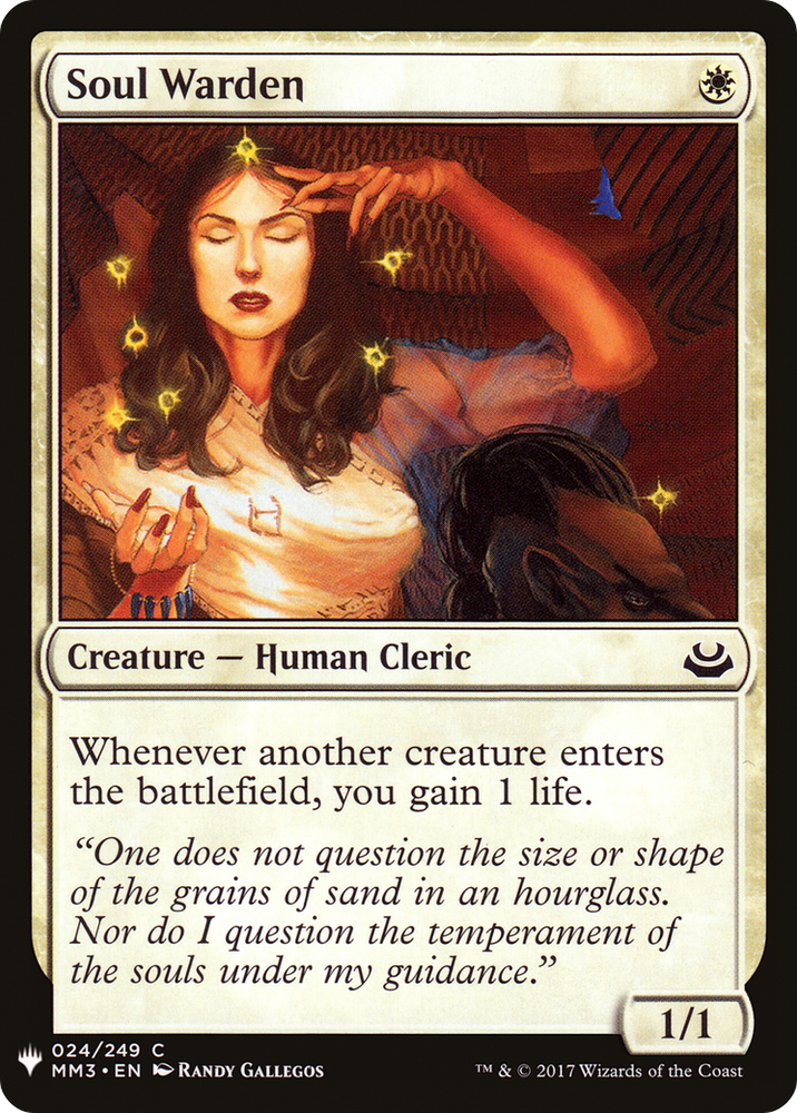 Soul Warden (LIST-MM3-24) - The List