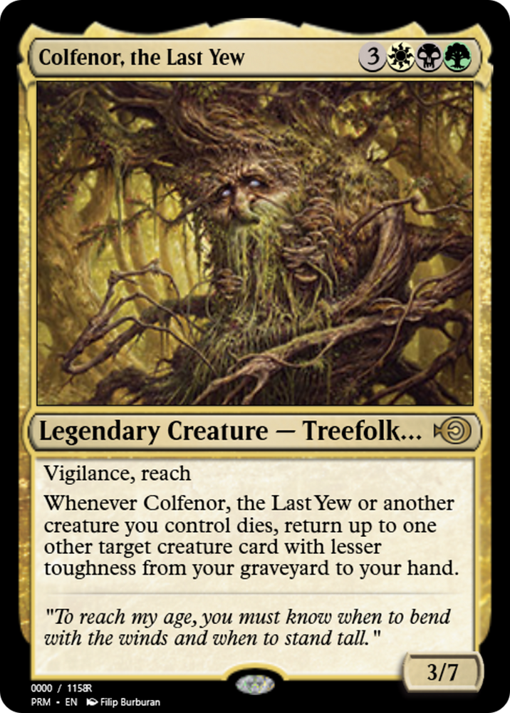 Colfenor, the Last Yew (PRM-86262) - Magic Online Promos