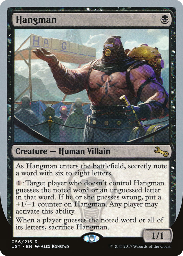 Hangman (UST-056) - Unstable