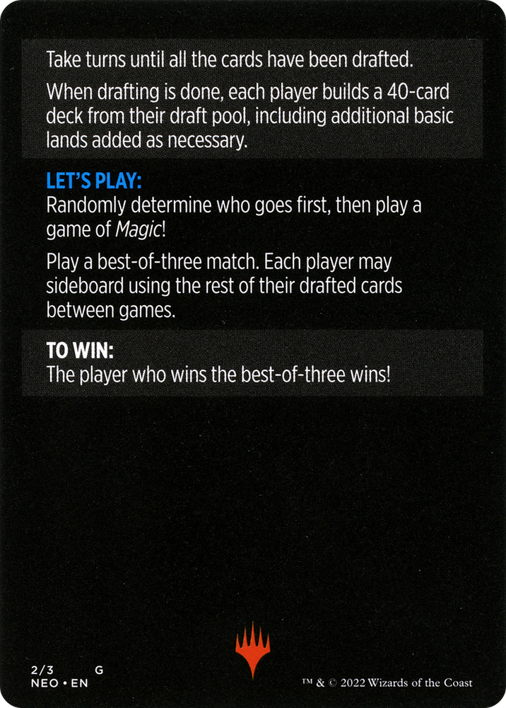 Winchester Draft // Winchester Draft (cont'd) (MNEO-002) - Kamigawa: Neon Dynasty Minigames Foil