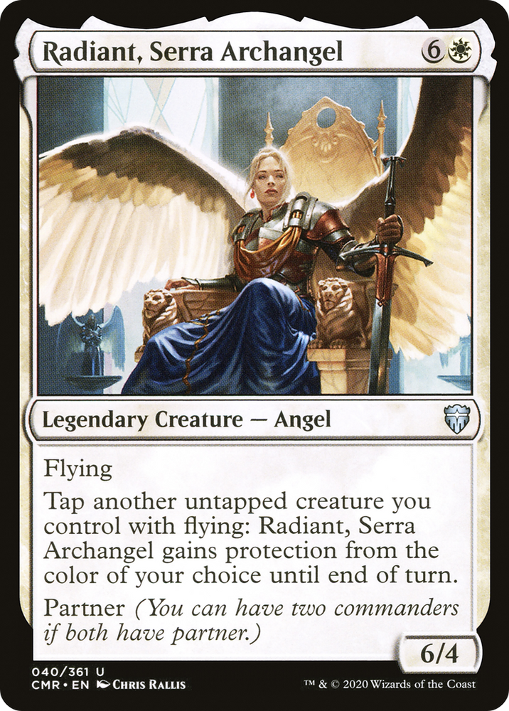 Radiant, Serra Archangel (CMR-040) - Commander Legends
