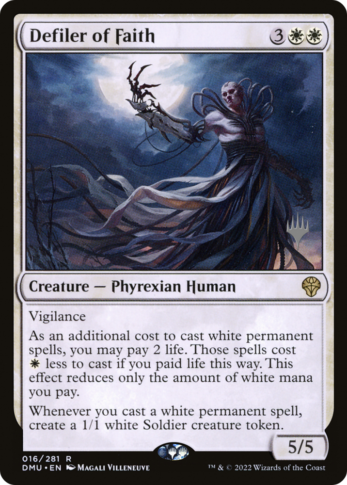Defiler of Faith (PPDMU-16P) - Dominaria United Promos