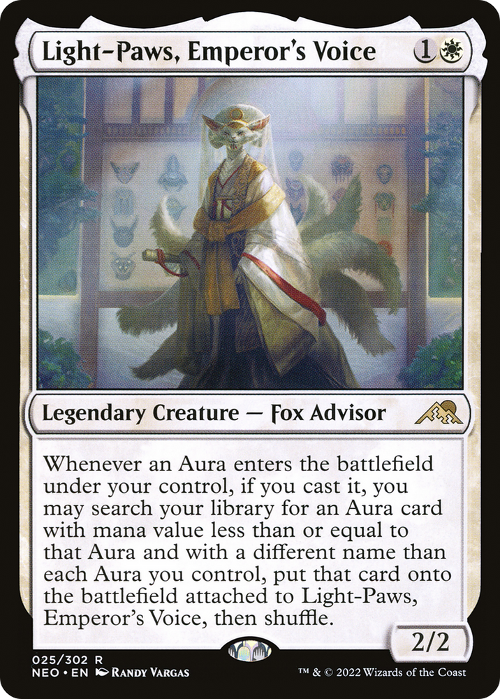 Light-Paws, Emperor's Voice (NEO-025) - Kamigawa: Neon Dynasty Foil