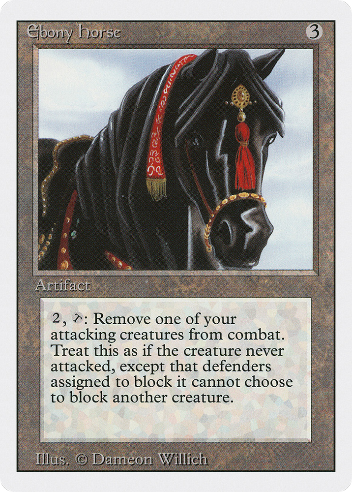 Ebony Horse (3ED-) - Revised Edition