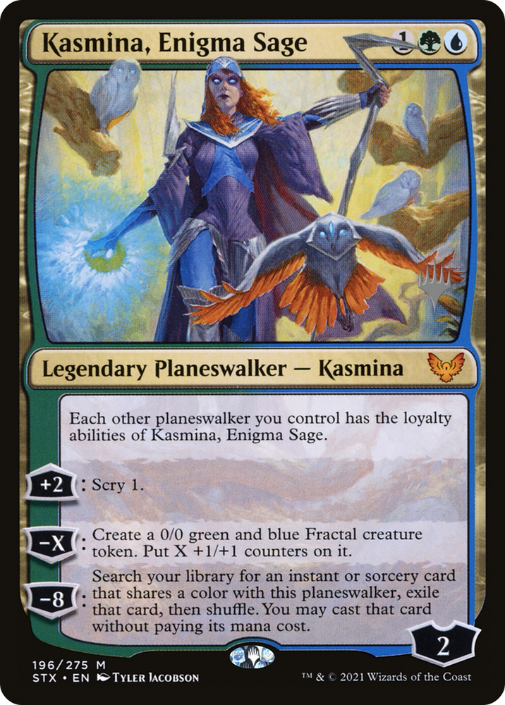 Kasmina, Enigma Sage (PPSTX-196P) - Strixhaven: School of Mages Promos
