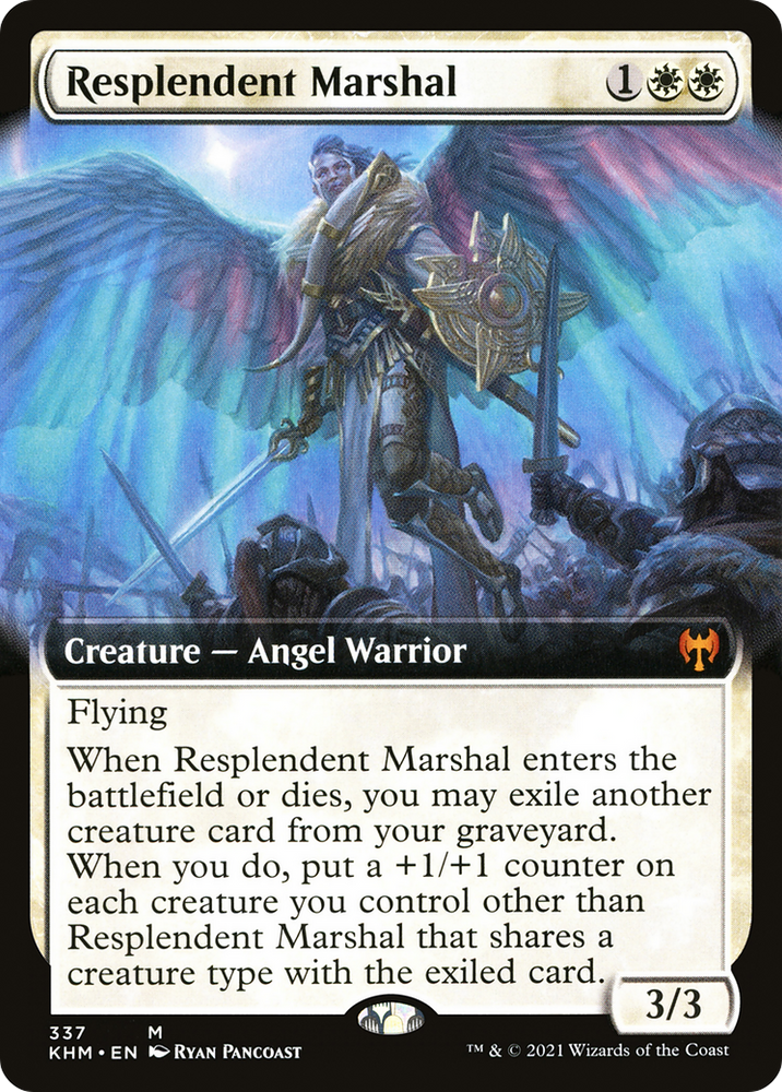 Resplendent Marshal (Extended Art) (KHM-337) - Kaldheim: (Extended Art) Foil
