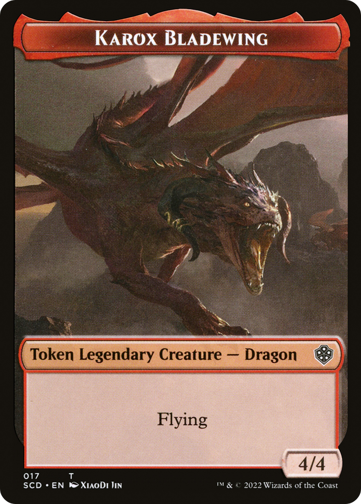 Karox Bladewing (TSCD-017) - Starter Commander Deck Tokens
