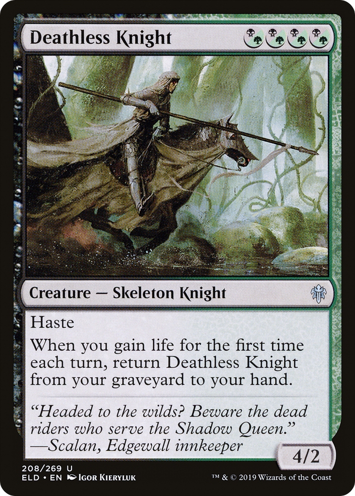 Deathless Knight (ELD-208) - Throne of Eldraine