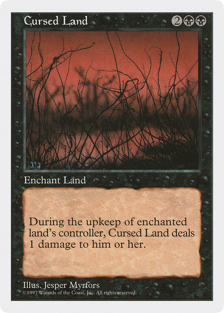 Cursed Land (5ED-152) - Fifth Edition