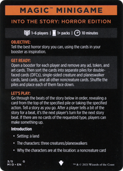 Into the Story: Horror Edition // Into the Story (cont'd) (MMID-003) - Innistrad: Midnight Hunt Minigames Foil