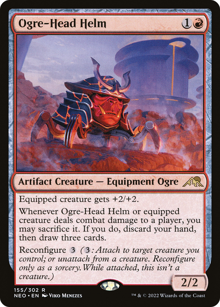 Ogre-Head Helm (NEO-155) - Kamigawa: Neon Dynasty