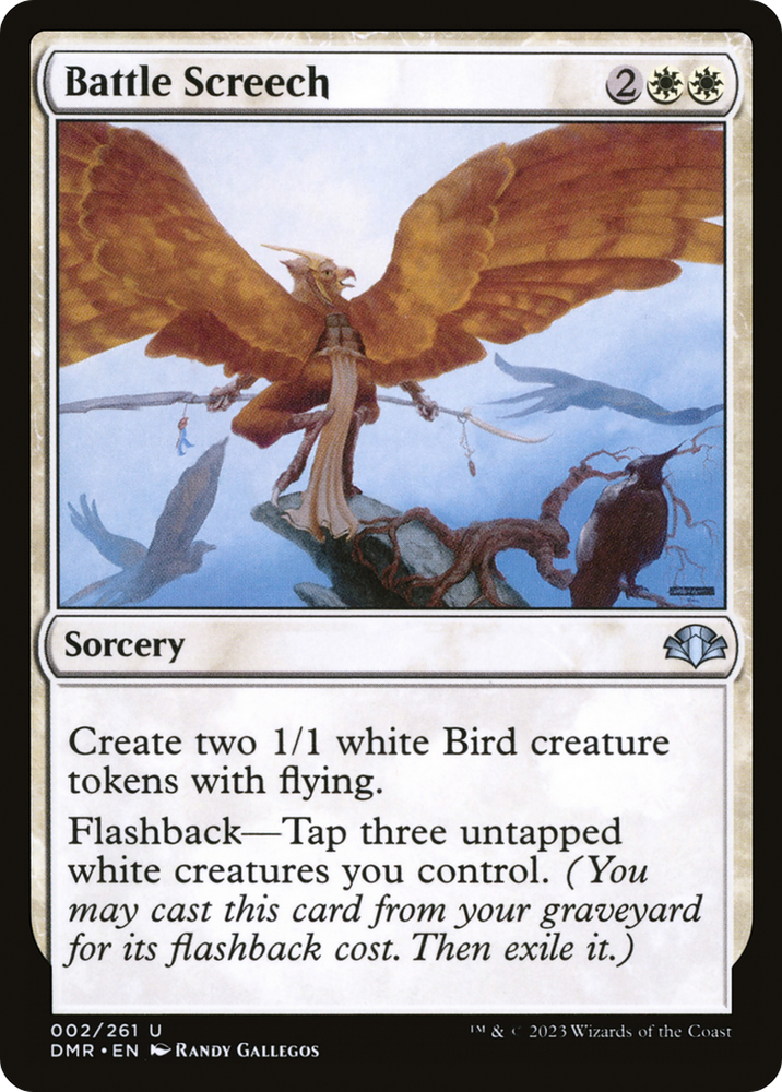 Battle Screech (DMR-002) - Dominaria Remastered Foil