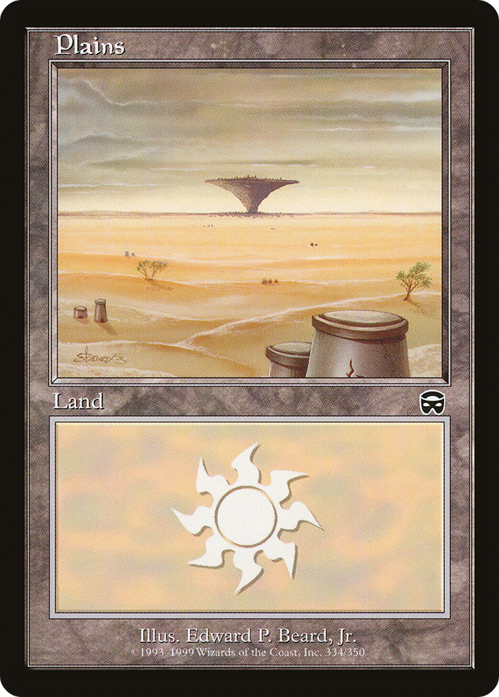 Plains (334) (MMQ-334) - Mercadian Masques Foil