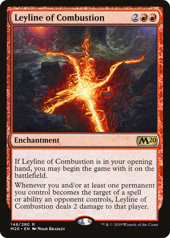 Leyline of Combustion (M20-148) - Core Set 2020