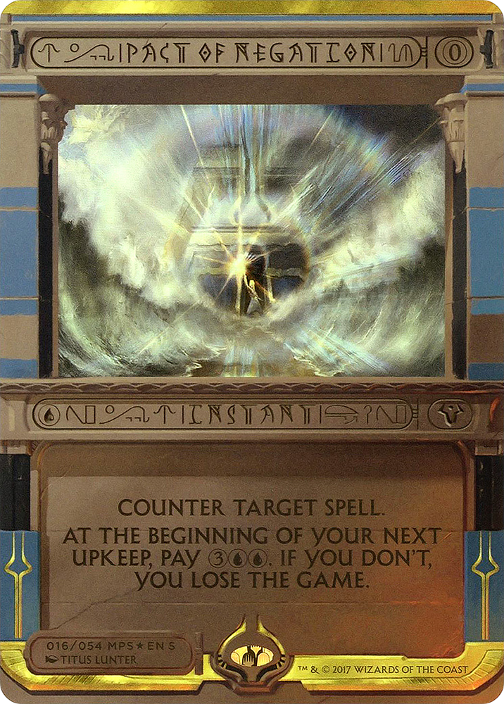 Pact of Negation (MPS2-016) - Amonkhet Invocations (Borderless) Foil
