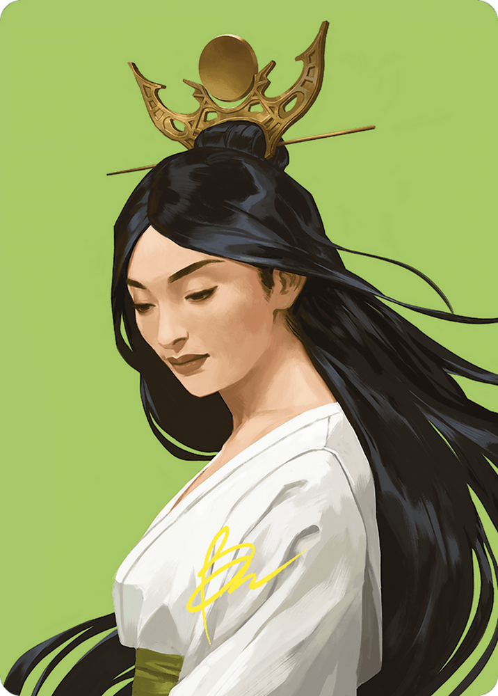 Azusa, Lost but Seeking // Azusa, Lost but Seeking (ACMM-056) - Commander Masters Art Series (Borderless) Foil
