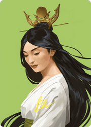 Azusa, Lost but Seeking // Azusa, Lost but Seeking (ACMM-056) - Commander Masters Art Series (Borderless)