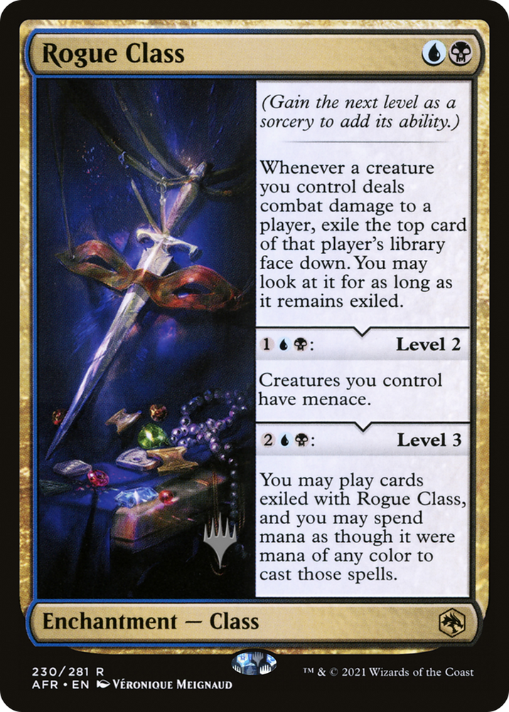 Rogue Class (PPAFR-230P) - Adventures in the Forgotten Realms Promos Foil