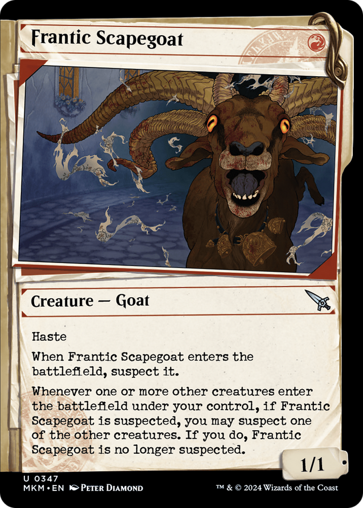 Frantic Scapegoat (Showcase) (MKM-347) - Murders at Karlov Manor: (Showcase)