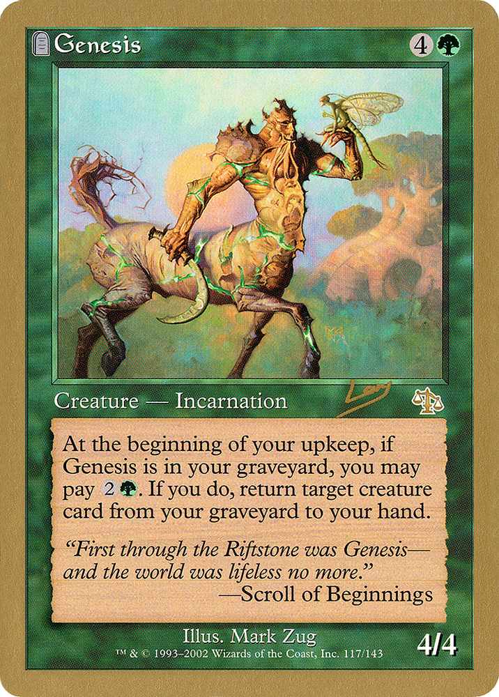 Genesis - 2002 Raphael Levy (JUD) (WCD-) - World Championship Decks 2002