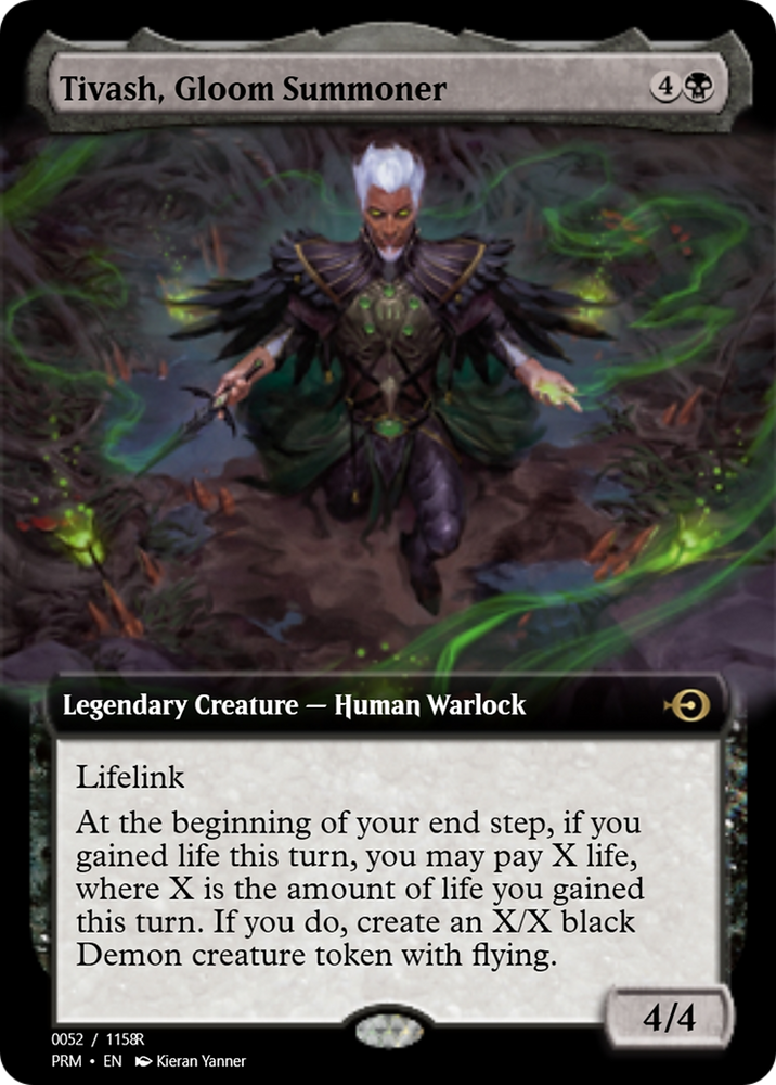 Tivash, Gloom Summoner (PRM-90076) - Magic Online Promos Foil