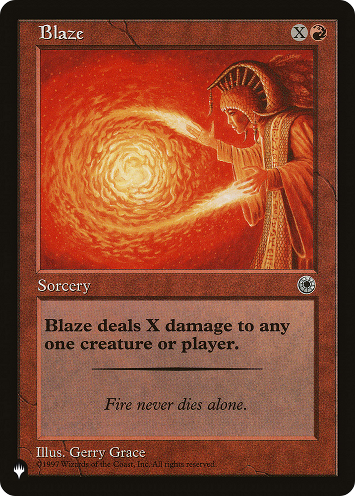 Blaze (LIST-POR-118) - The List