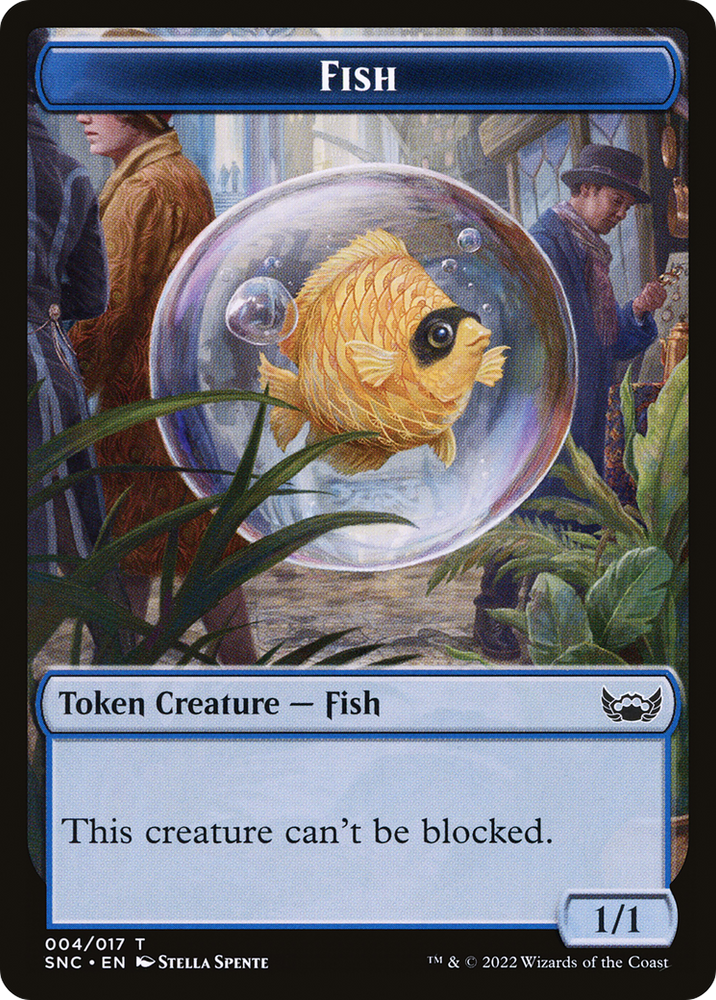 Fish (TSNC-004) - Streets of New Capenna Tokens Foil