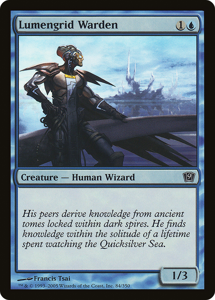 Lumengrid Warden (9ED-84★) - Ninth Edition Foil