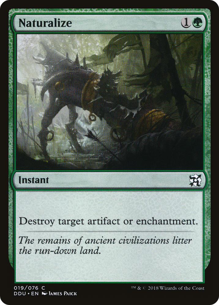 Naturalize (DDU-019) - Duel Decks: Elves vs. Inventors