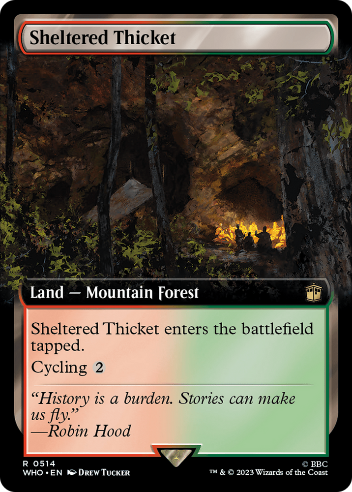 Sheltered Thicket (Extended Art) (WHO-514) - Doctor Who: (Extended Art)