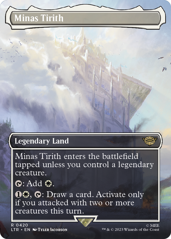 Minas Tirith (0420) (Borderless) (LTR-420) - The Lord of the Rings: Tales of Middle-earth (Borderless) Foil