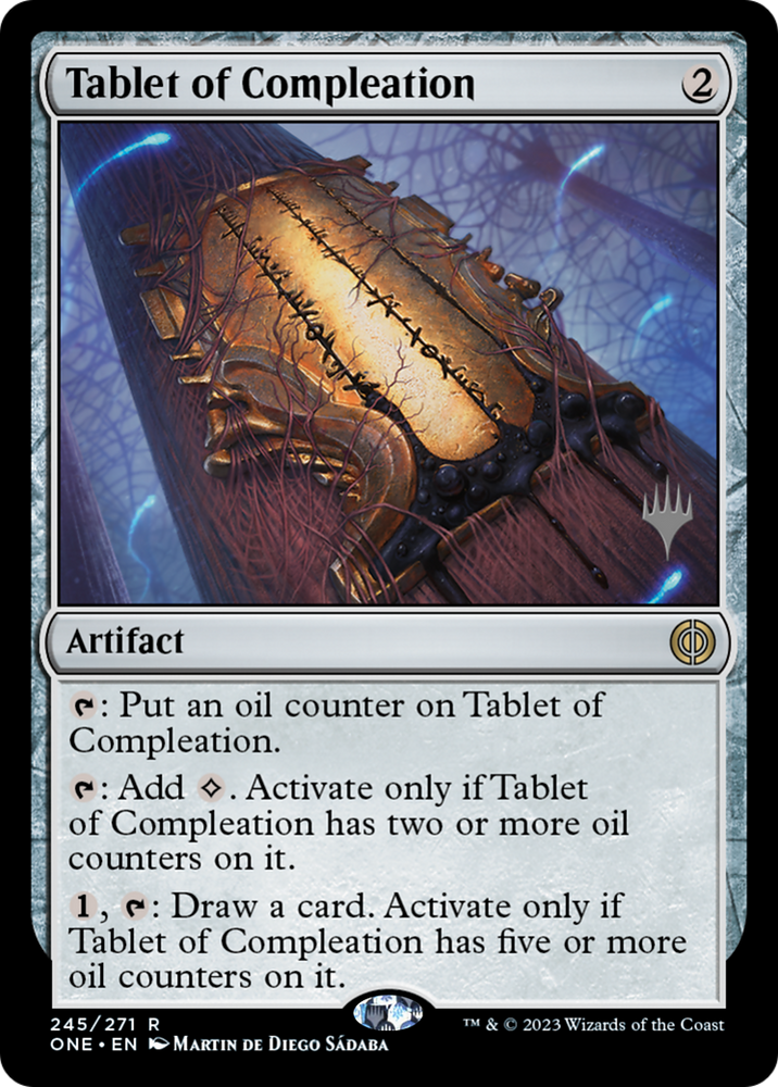 Tablet of Compleation (PPONE-245P) - Phyrexia: All Will Be One Promos
