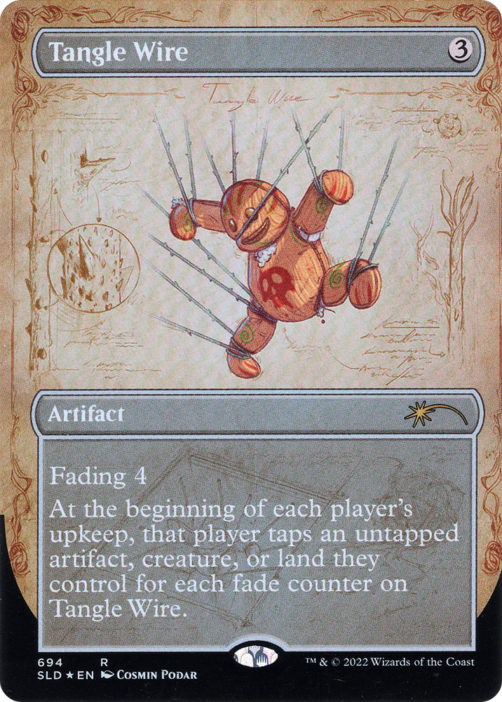 Tangle Wire (Borderless) (SLD-694) - Secret Lair Drop (Borderless) Foil