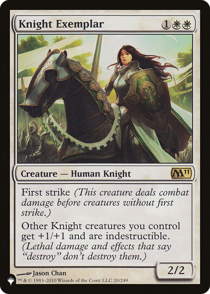 Knight Exemplar (M11) (LIST-M11-20) - The List