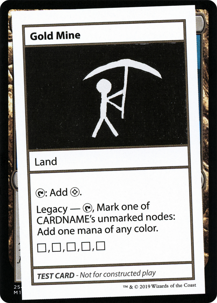 Gold Mine (No PW Symbol) (CMB1-116) - Mystery Booster Playtest Cards 2021