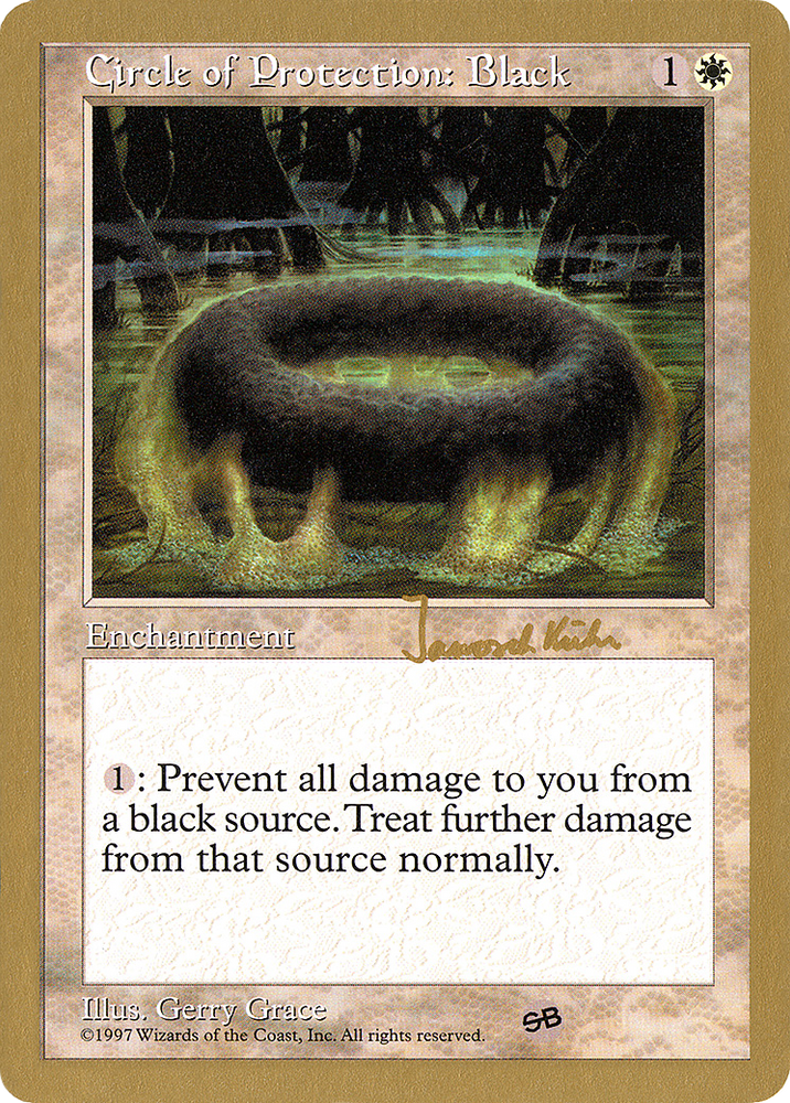 Circle of Protection: Black (WCD-) - World Championship Decks 1997
