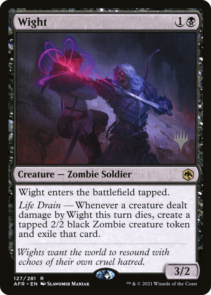 Wight (PPAFR-127P) - Adventures in the Forgotten Realms Promos Foil