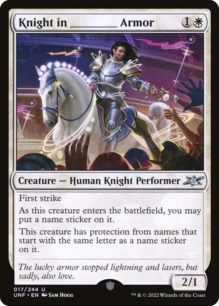 Knight in _______ Armor (UNF-017) - Unfinity