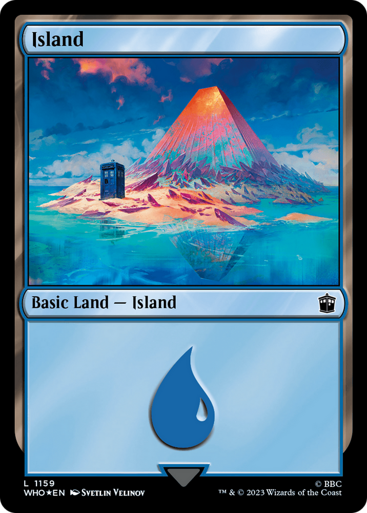 Island (1159) (Surge Foil) (WHO-1159) - Doctor Who Foil