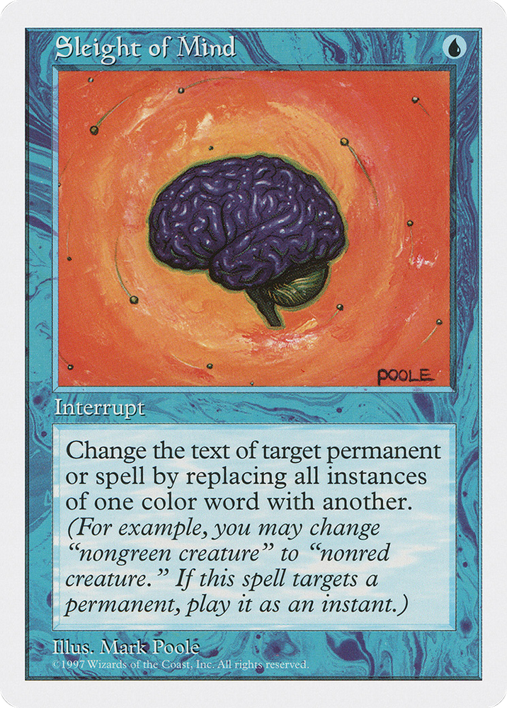 Sleight of Mind (5ED-124) - Fifth Edition