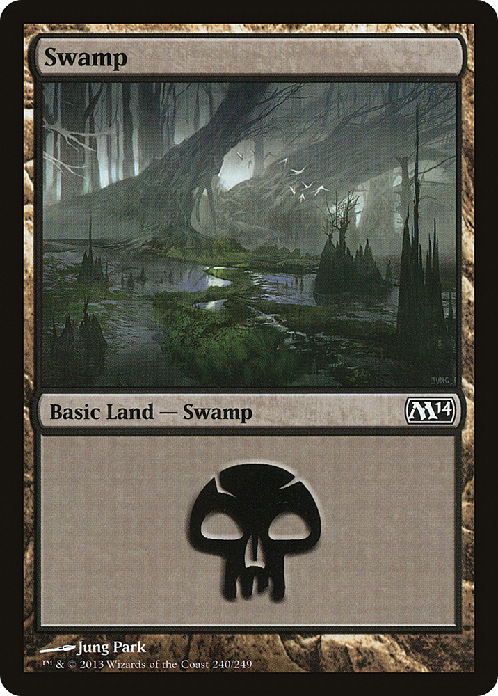 Swamp (240) (M14-240) - Magic 2014 Foil