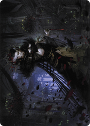 Falkenrath Forebear // Falkenrath Forebear (AVOW-033) - Crimson Vow Art Series (Borderless)