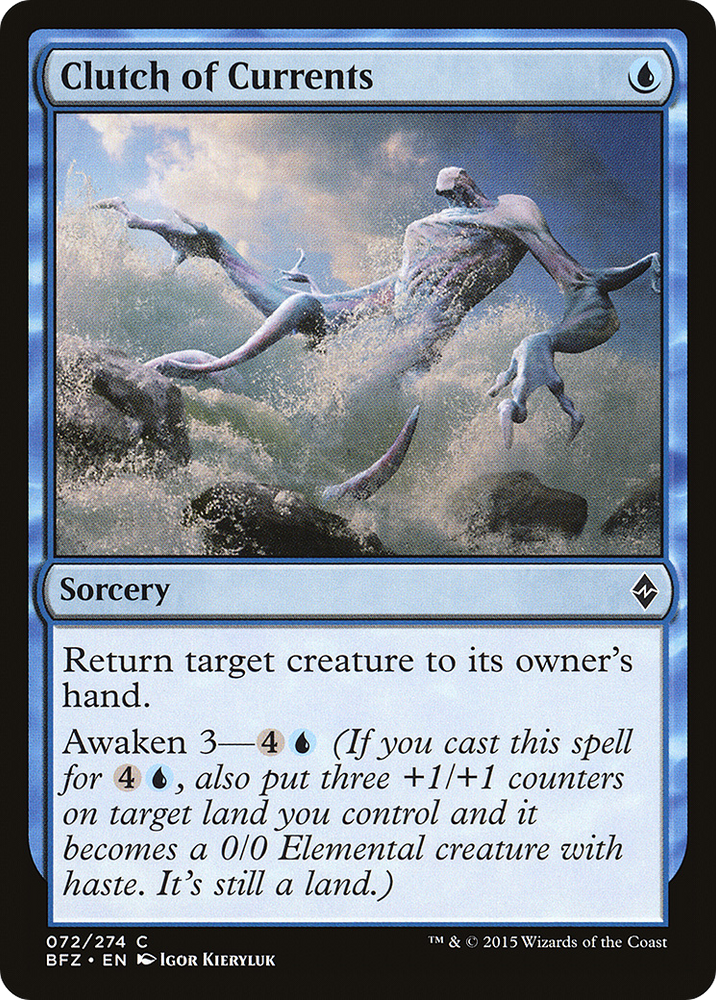 Clutch of Currents (BFZ-072) - Battle for Zendikar
