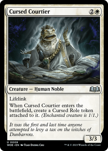 Cursed Courtier (WOE-009) - Wilds of Eldraine