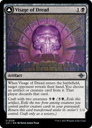 Visage of Dread (LCI-129) - The Lost Caverns of Ixalan Foil