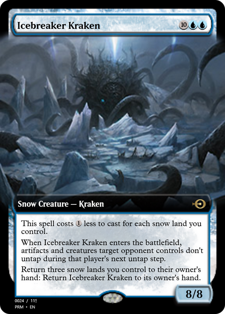 Icebreaker Kraken (PRM-88248) - Magic Online Promos: (snow) Foil